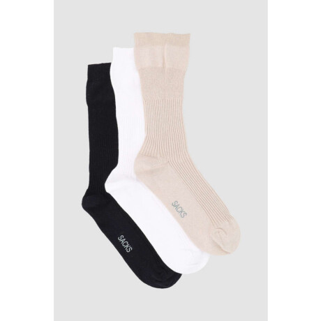 Pack x 3 medias compresión controlada Estampado 1