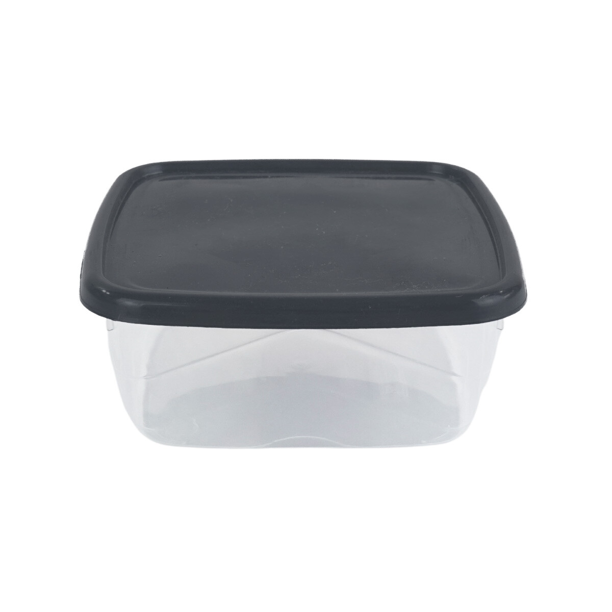 Recipiente cuadrado con tapa gris 250ml 