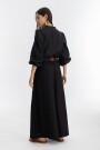 PANTALON SABI LINO METALIZADO Negro