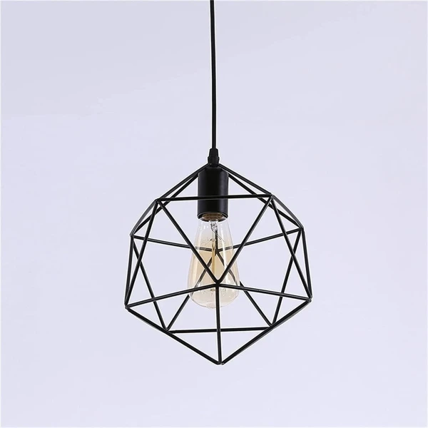 Lampara Vintage Metálica Colgante Retro Portalámpara Lampara Vintage Metálica Colgante Retro Portalámpara