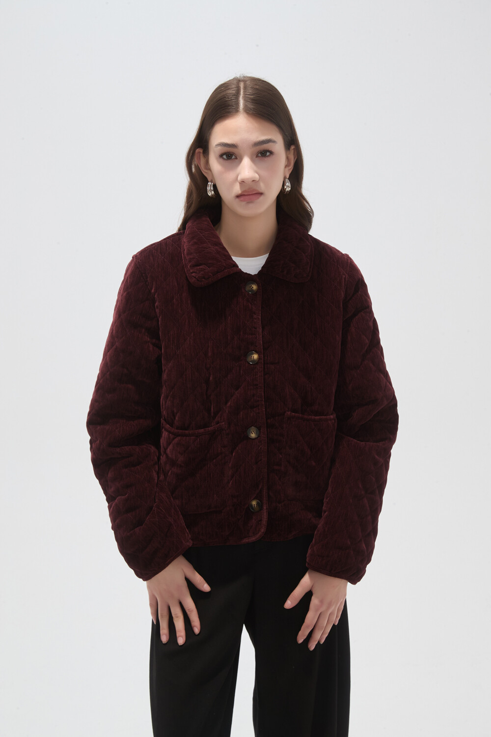 Chaqueta Liote Cereza Oscuro
