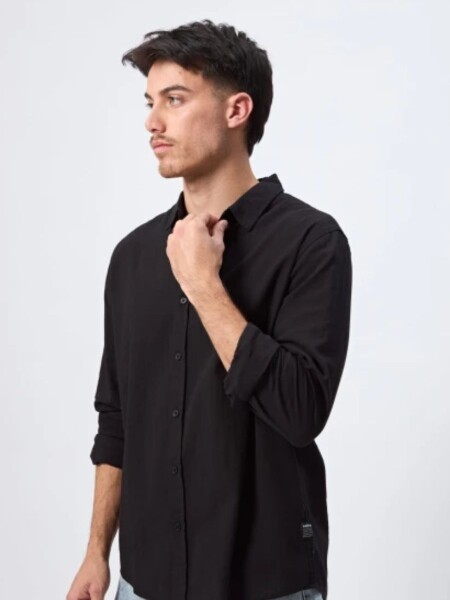 CAMISA N. SAILS 10702 M.L faro NEGRO