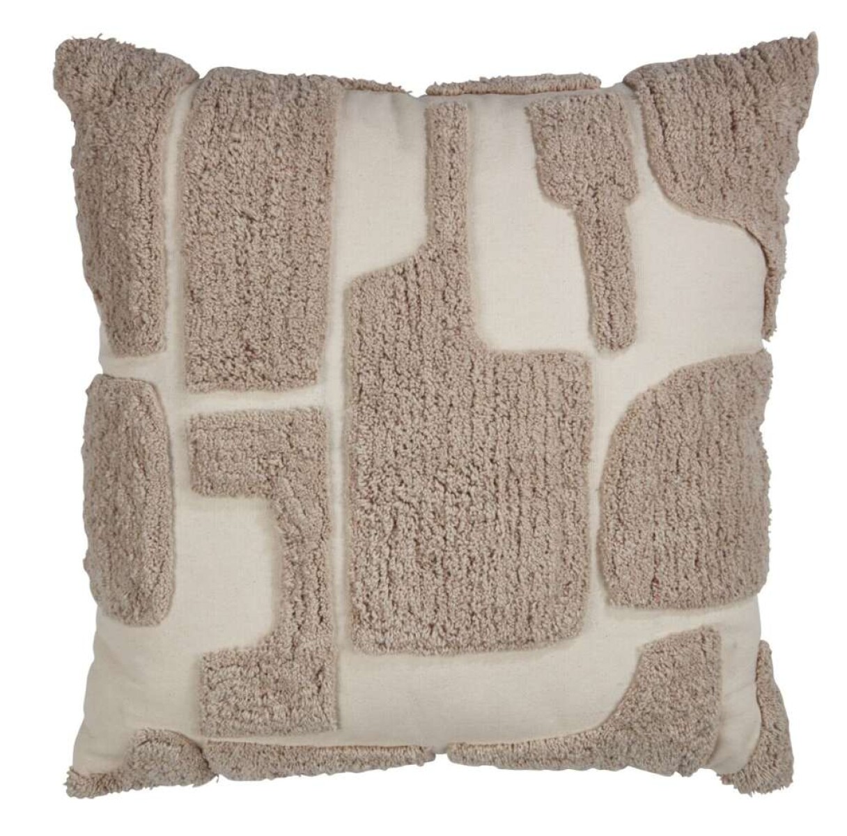 Almohadon Dvergfaks 45X45 - Gris/Beige 