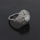 Anillo Antiguo En Oro18K, Brillantes Y Diamantes Anillo Antiguo En Oro18K, Brillantes Y Diamantes