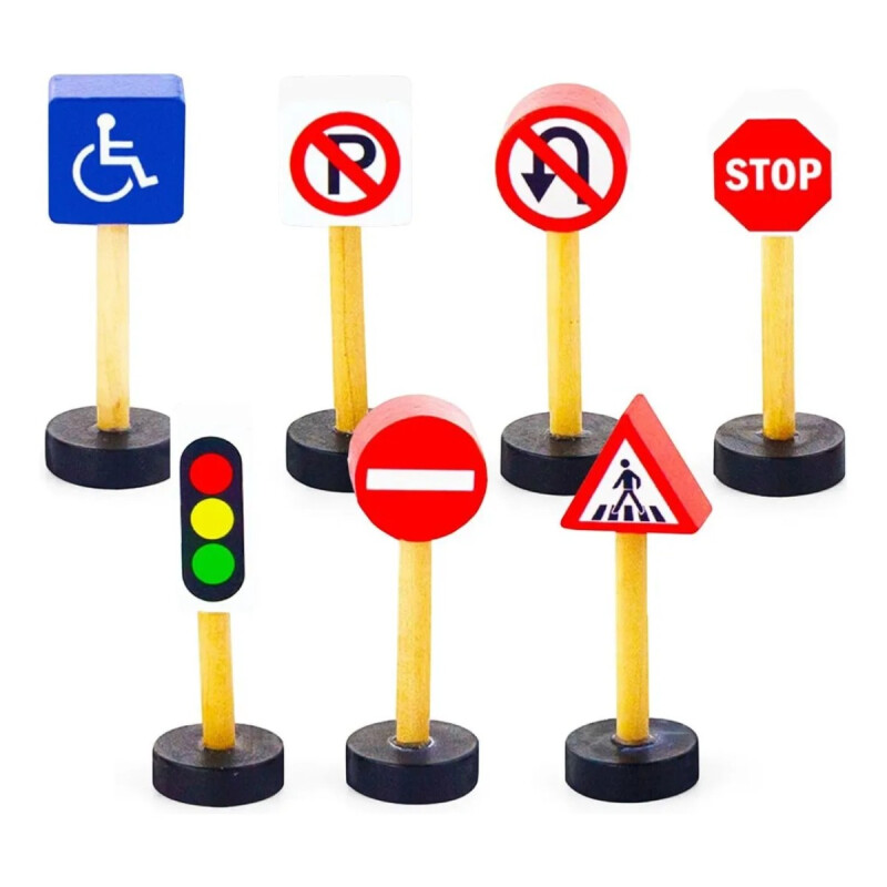 Set Señales de Tránsito Infantil Viga Set Señales de Tránsito Infantil Viga