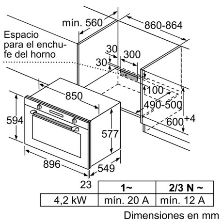 HORNO DE EMPOTRAR BOSCH 112-LITROS GRIS PIROLITICO VBD5780S0