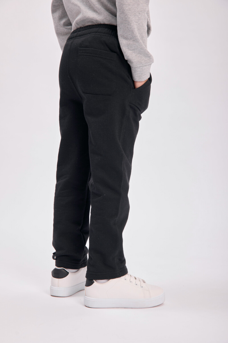 Pantalón deportivo recto Negro