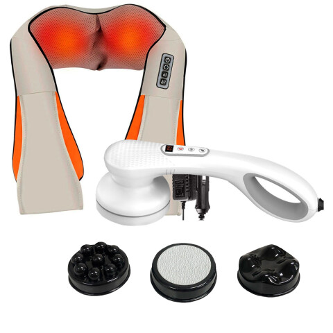 Masajeador Corporal + Masajeador Nuca Y Espalda COMBO MASAJEADORES 916163 + 900401