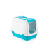 5092 CAT TOILET BOX BIG TURQUOISE BLUE 5092 CAT TOILET BOX BIG TURQUOISE BLUE