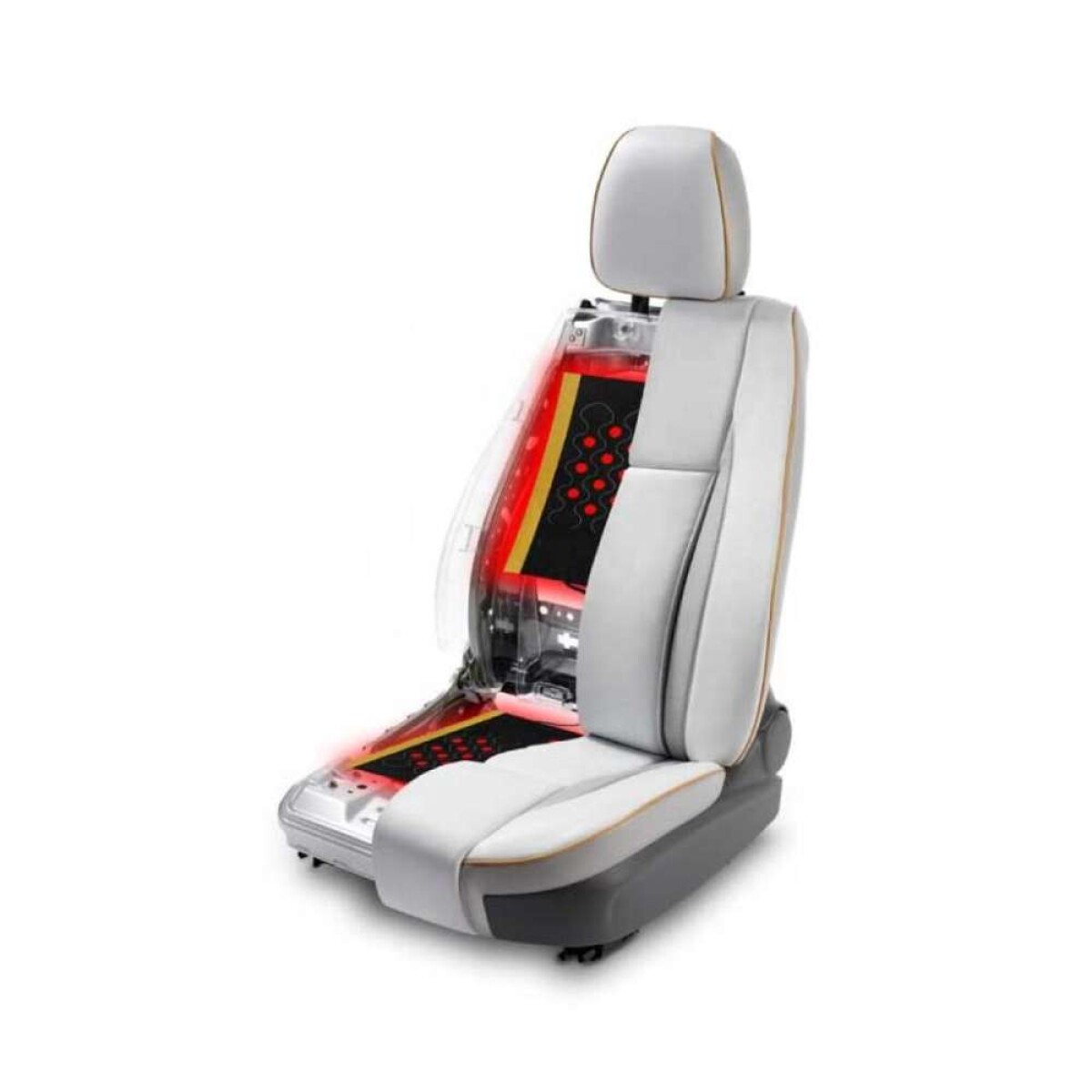 Calentador De Asiento - Fibra De Carbono 