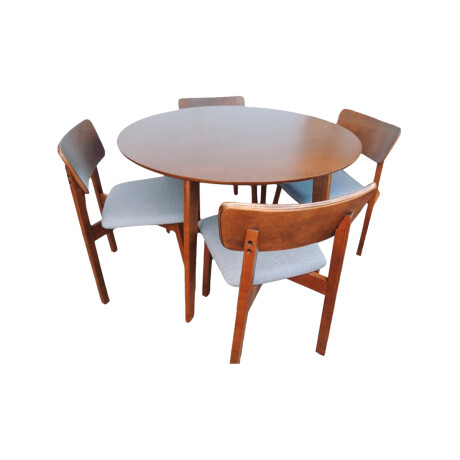 Juego De Comedor Redondo 4 Sillas Rt941-tbl Juego De Comedor Redondo 4 Sillas Rt941-tbl