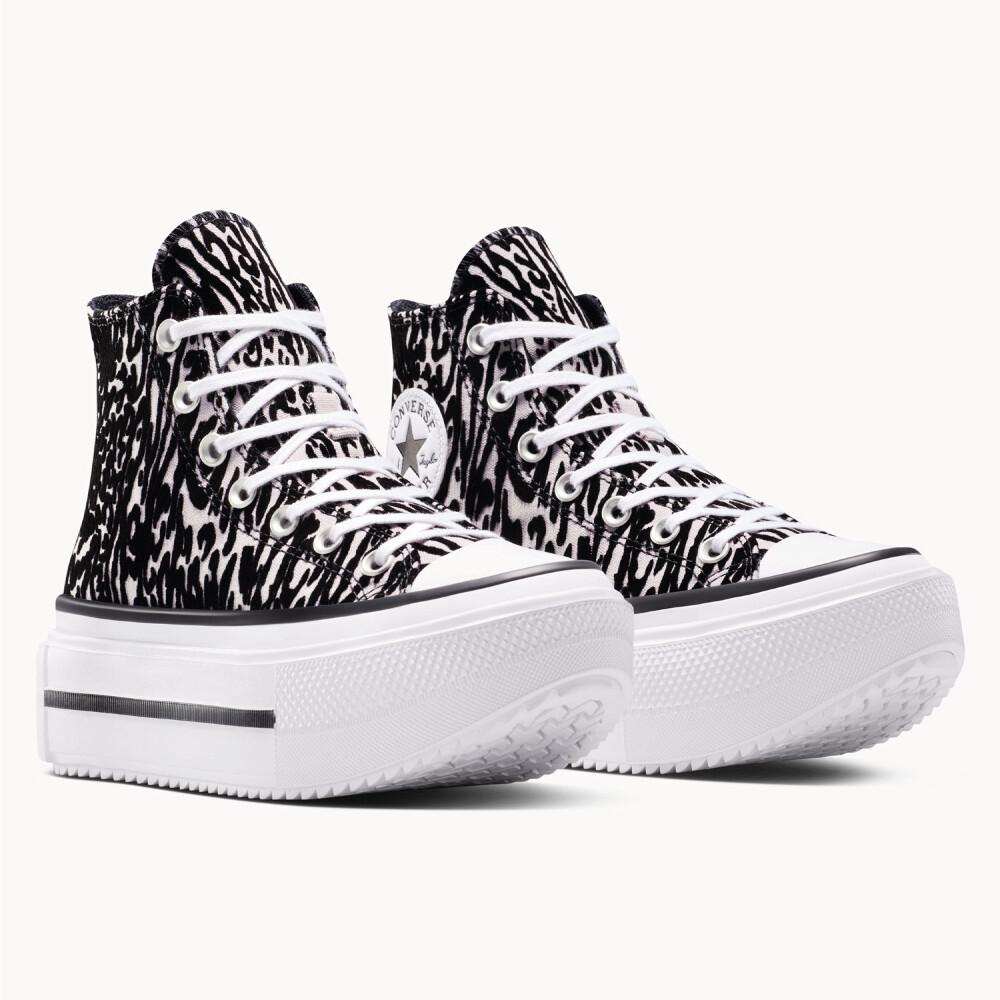Zapatillas Converse Chuck Taylor AS Double Stack Platform Animal Graphic Unisex Black