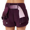 Short Running Road 3.5In Mujer Dark Aubergine