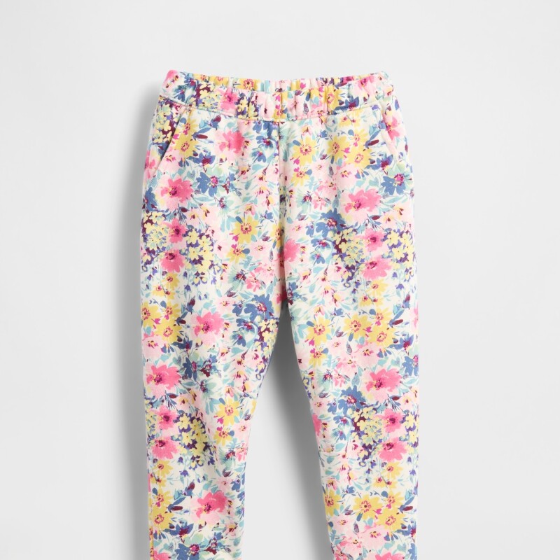 PRINTED FLC PANT IVORY FROST FLORAL