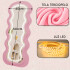 Espejo Ondulado Con Luz Led Led-m-01 ROSADO