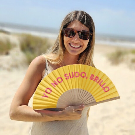 Abanico Mis Petates Amarillo