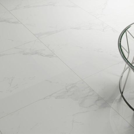 Porcelanato Blanco Marmolado Pulido 84x84Cm piso pared GAMAS DE BLANCO