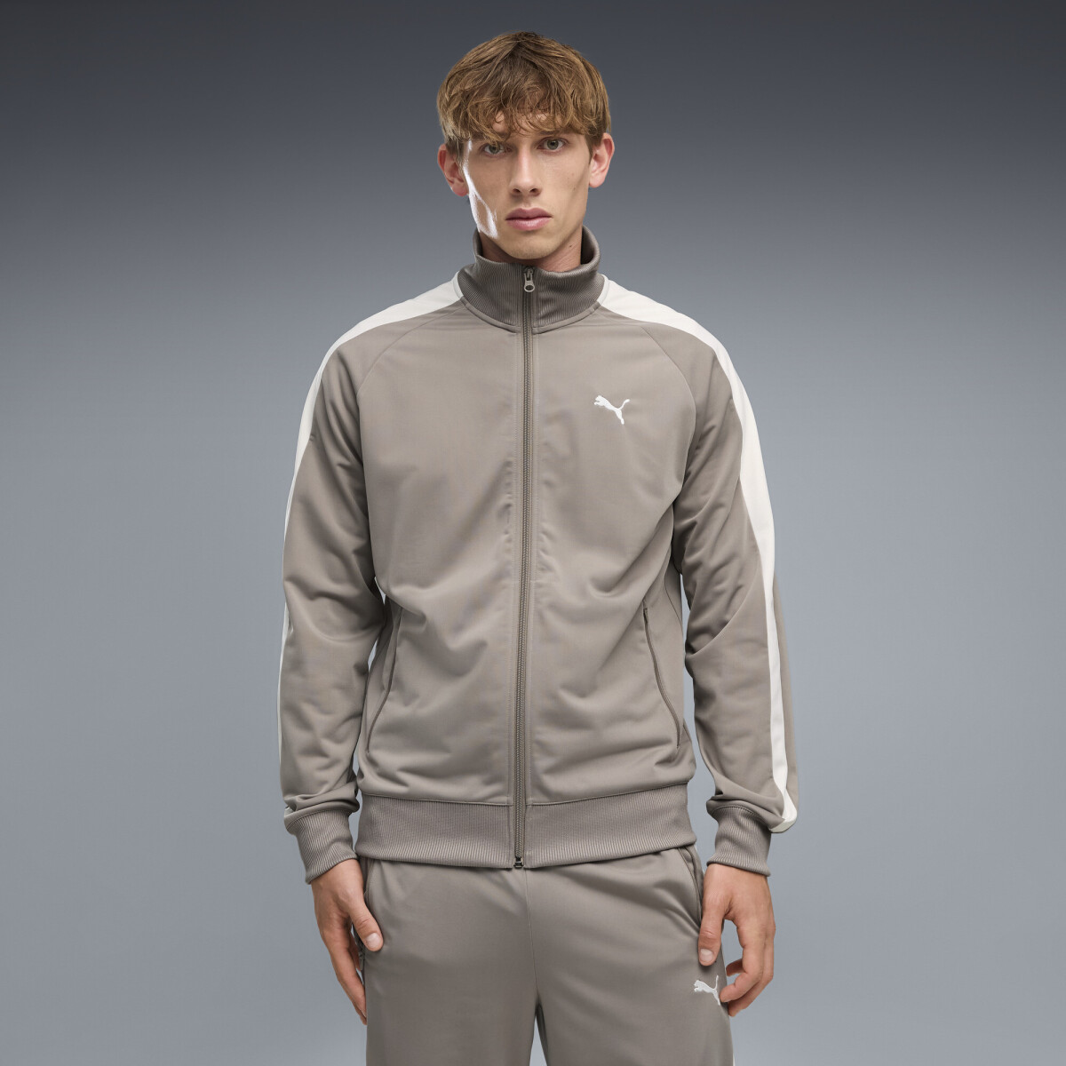 ESS T7 Poly Track Jkt 69246281 - Beige 