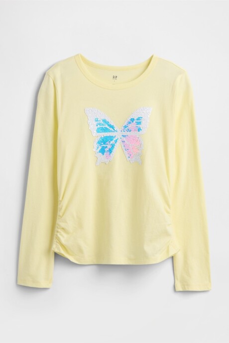 Remera Niña Yellow Glow 077