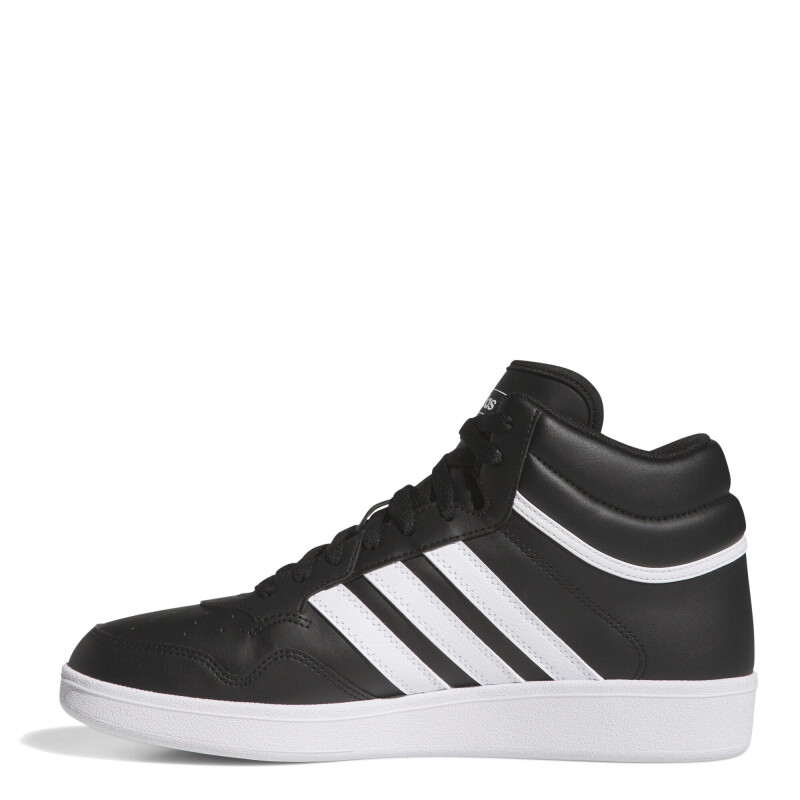 Championes Unisex Adidas Hoops 4.0 Mid Negro - Blanco