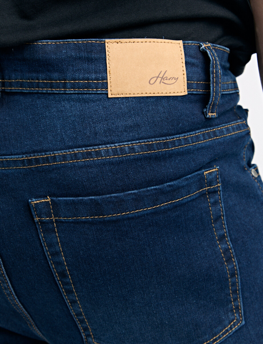 080877 PANTALON HARRINGTON LABEL Azul Oscuro