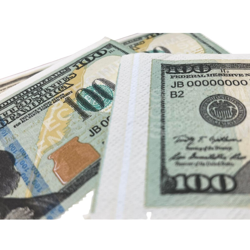 Servilleta Diseño Billete Servilleta Diseño Billete
