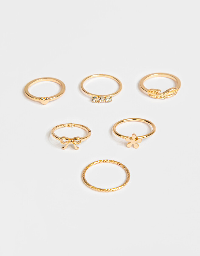 Sets Anillos De metal Set De Anillos - Dorado