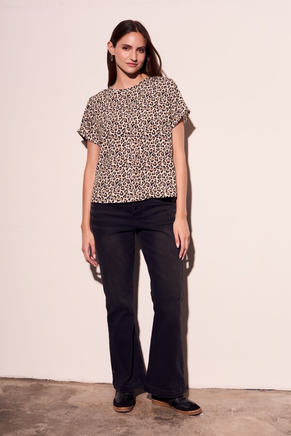 Blusa Print Negro