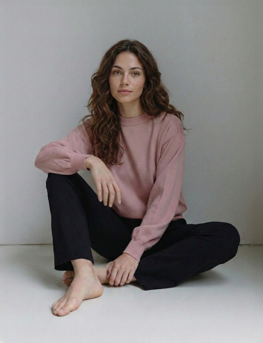 Pantalon Yoga Algodon - Negro 