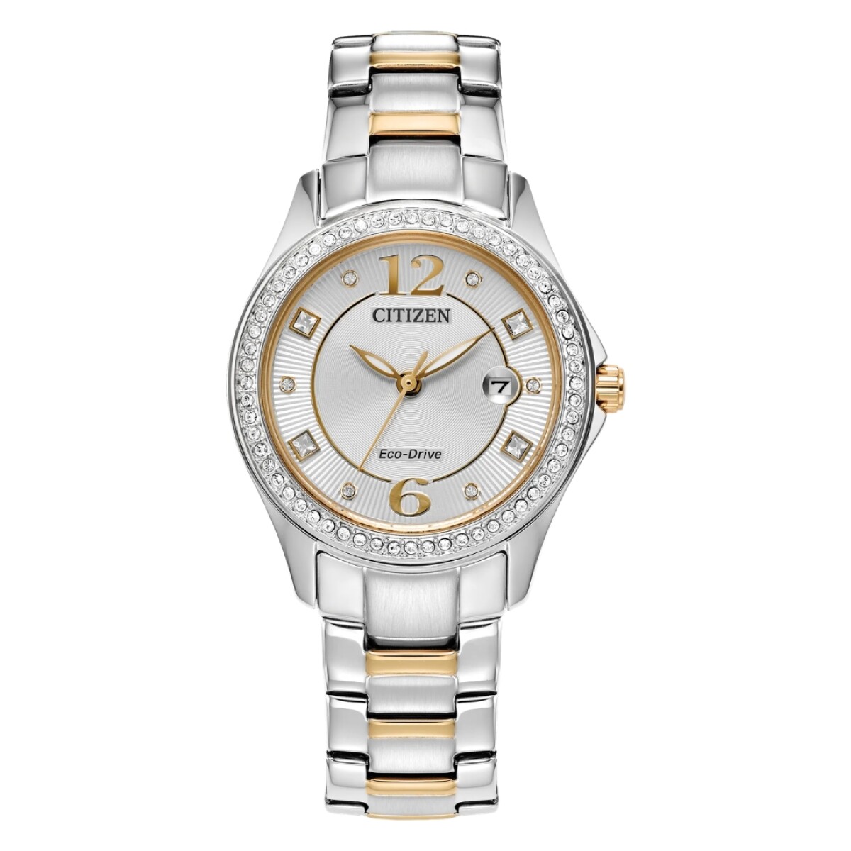 Reloj Citizen FE1146-71A para dama con correa de acero - Plateado 