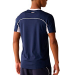 Fila Remera manga corta Backspin sleeve Hombre - Marino/Blanco Marino-Blanco