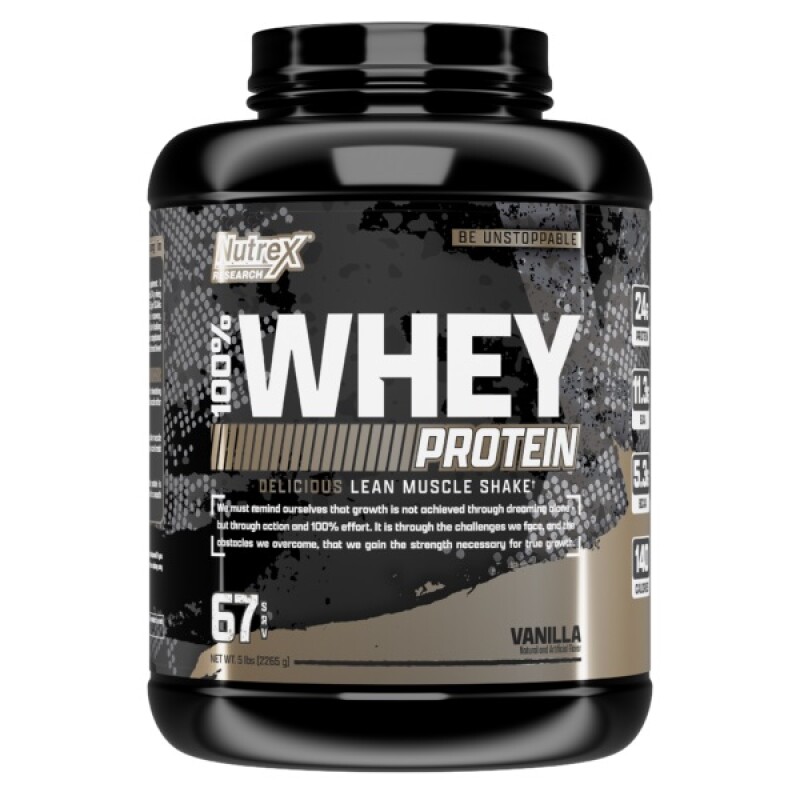 100% Whey Protein Nutrex Vanilla 5 Lbs. 100% Whey Protein Nutrex Vanilla 5 Lbs.