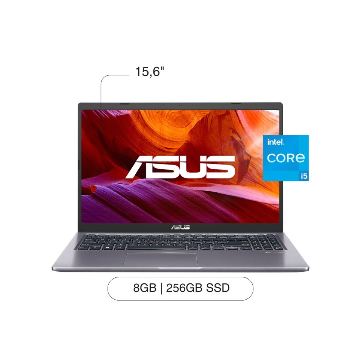 Notebook ASUS LAPTOP X515 15,6' FHD 256GB / 8GB RAM I5-1135G7 W11 