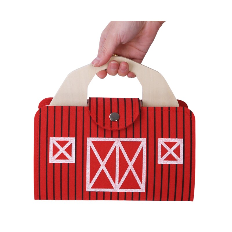 Juego Didactico de Madera de Granja con practico sistema para trasnporte Juego Didactico de Madera de Granja con practico sistema para trasnporte
