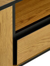 Mueble TV ODENSE 2 puertas 1 cajón roble/negro Mueble TV ODENSE 2 puertas 1 cajón roble/negro