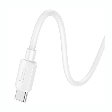 HOCO X96 CABLE HYPER USB-C A USB-C FAST CHARGE 100W 1.0M Cable HOCO X96 USB-C A USB-C Carga Rápida 100W Longitud 1M - White