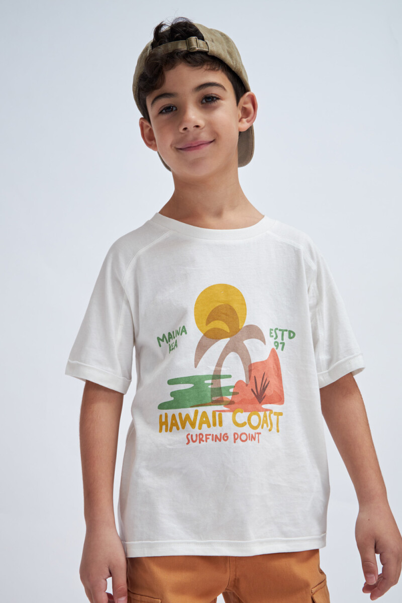 Camiseta manga corta - Hawai - Crudo 