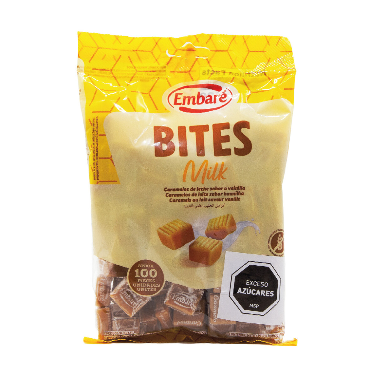 CARAMELO LECHE EMBARE BITES LECHE-VAINILLA 420GRS 