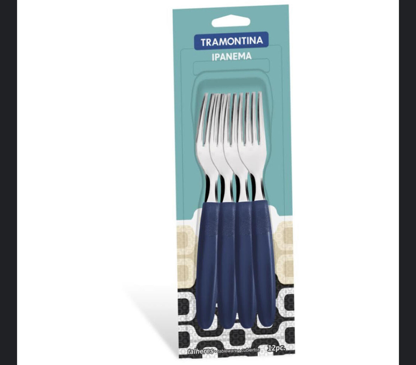 TENEDOR DE MESA IPANEMA AZUL X12 - 23362/910 