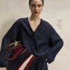 Bolso Bungalow en canvas Azul