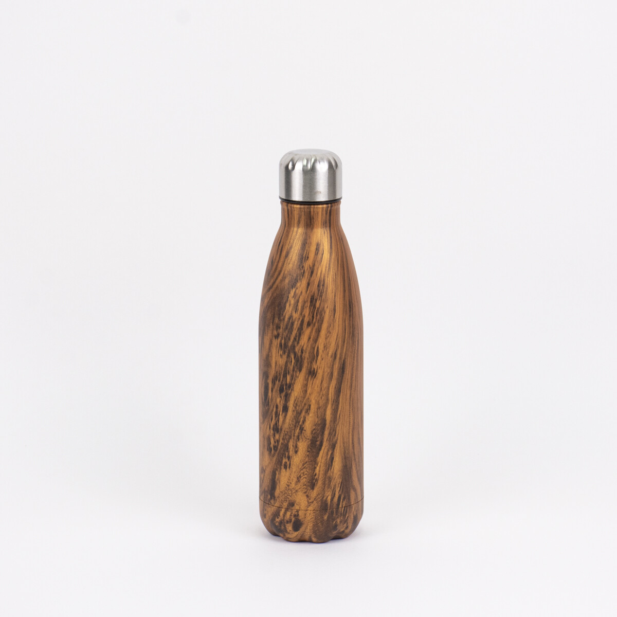 Botella Térmica Con Diseño - Marron 
