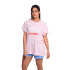 Remera de Mujer Umbro Logo Nacional Rosado - Blanco - Rojo