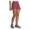 Short Under Armour Fly de Mujer - 1382438-659 Fucsia