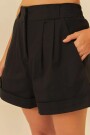 SHORTS ESTRUTURADO BOLSO Negro
