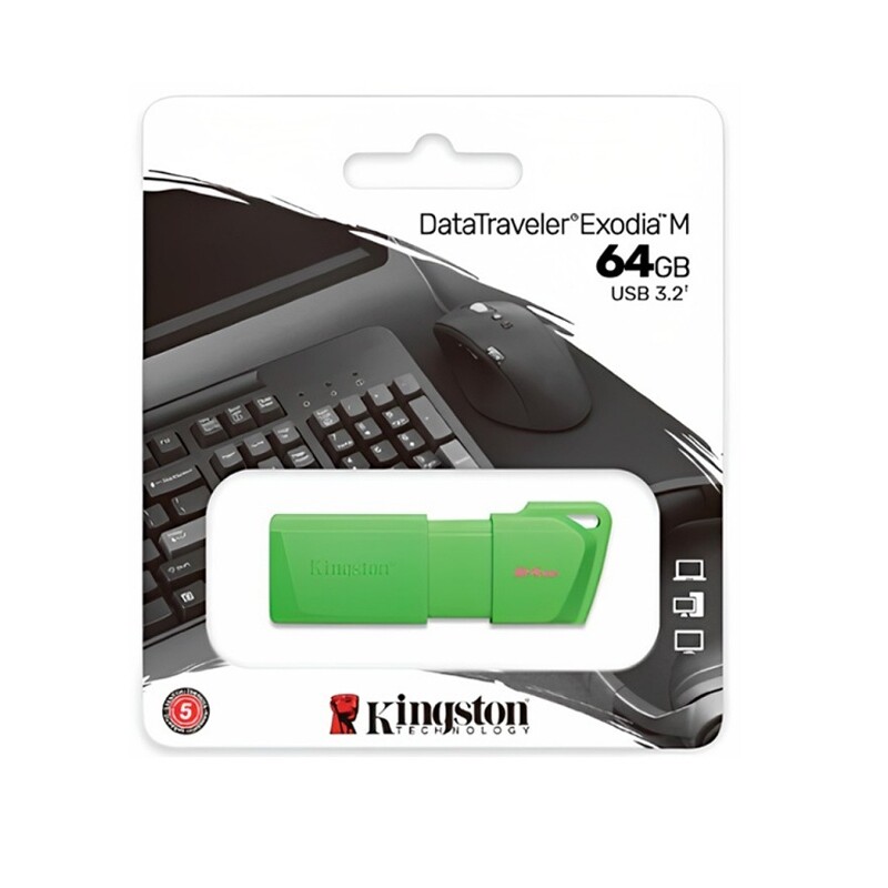 Pendrive Kingston 64GB DataTraveler Exodia M Neon Green Pendrive Kingston 64GB DataTraveler Exodia M Neon Green