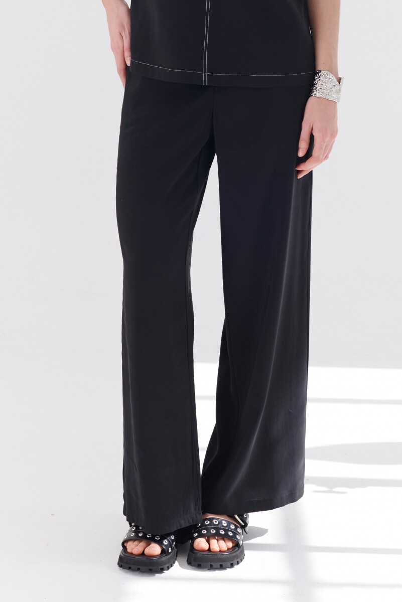 PANTALON TENCEL - NEGRO 