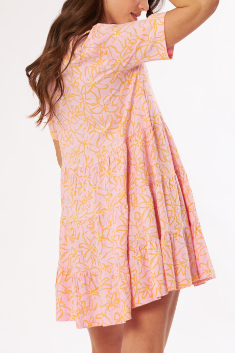 VESTIDO CORTO FEME RUSTY Naranja