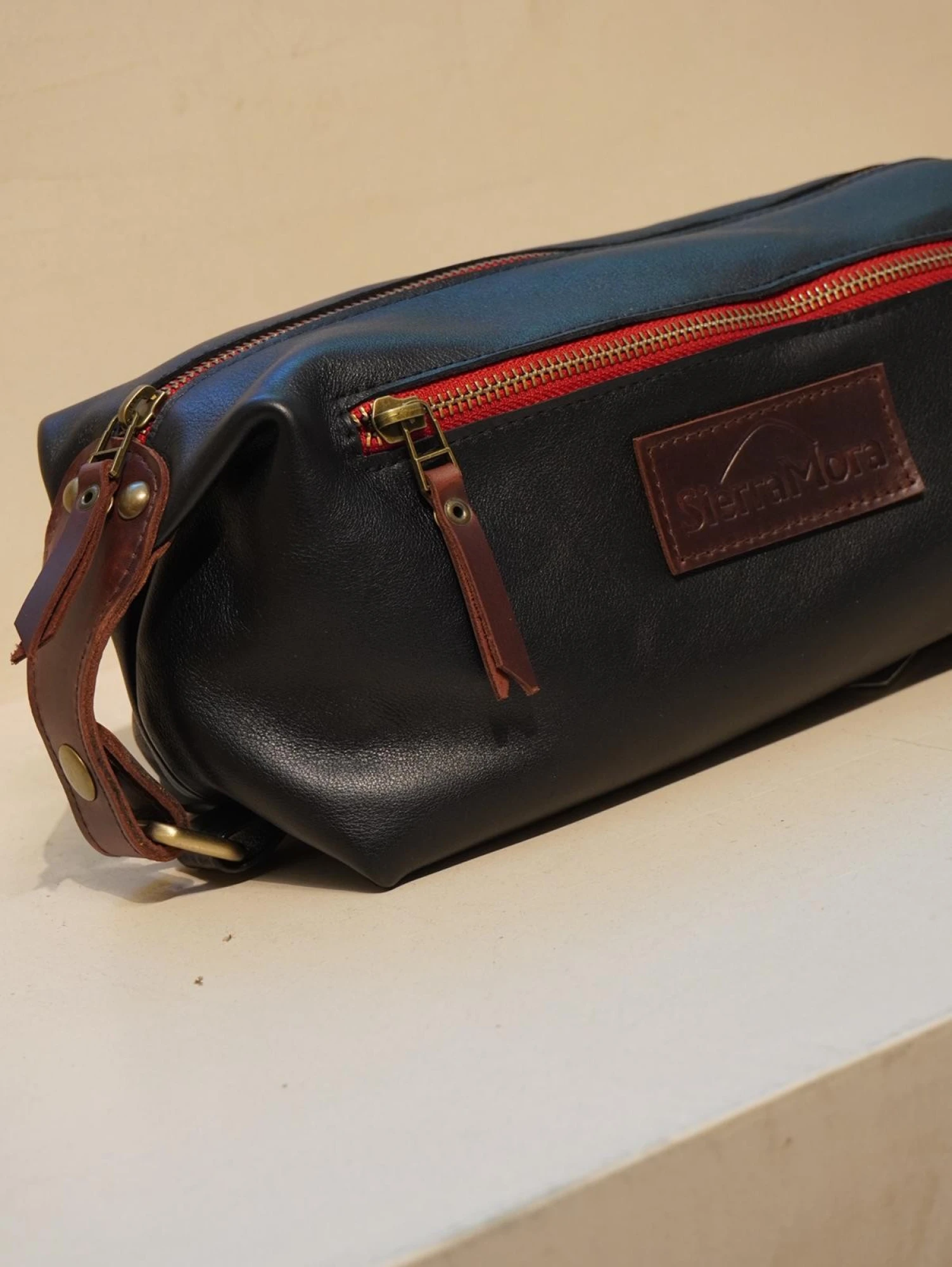 Necessaire de Cuero - Negro
