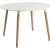 Mesa Comedor ComboHome Milan Redonda Laqueada 80Cm Premium Blanco 1