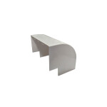 Codo externo blanco para ducto 100x50mm CAN00071